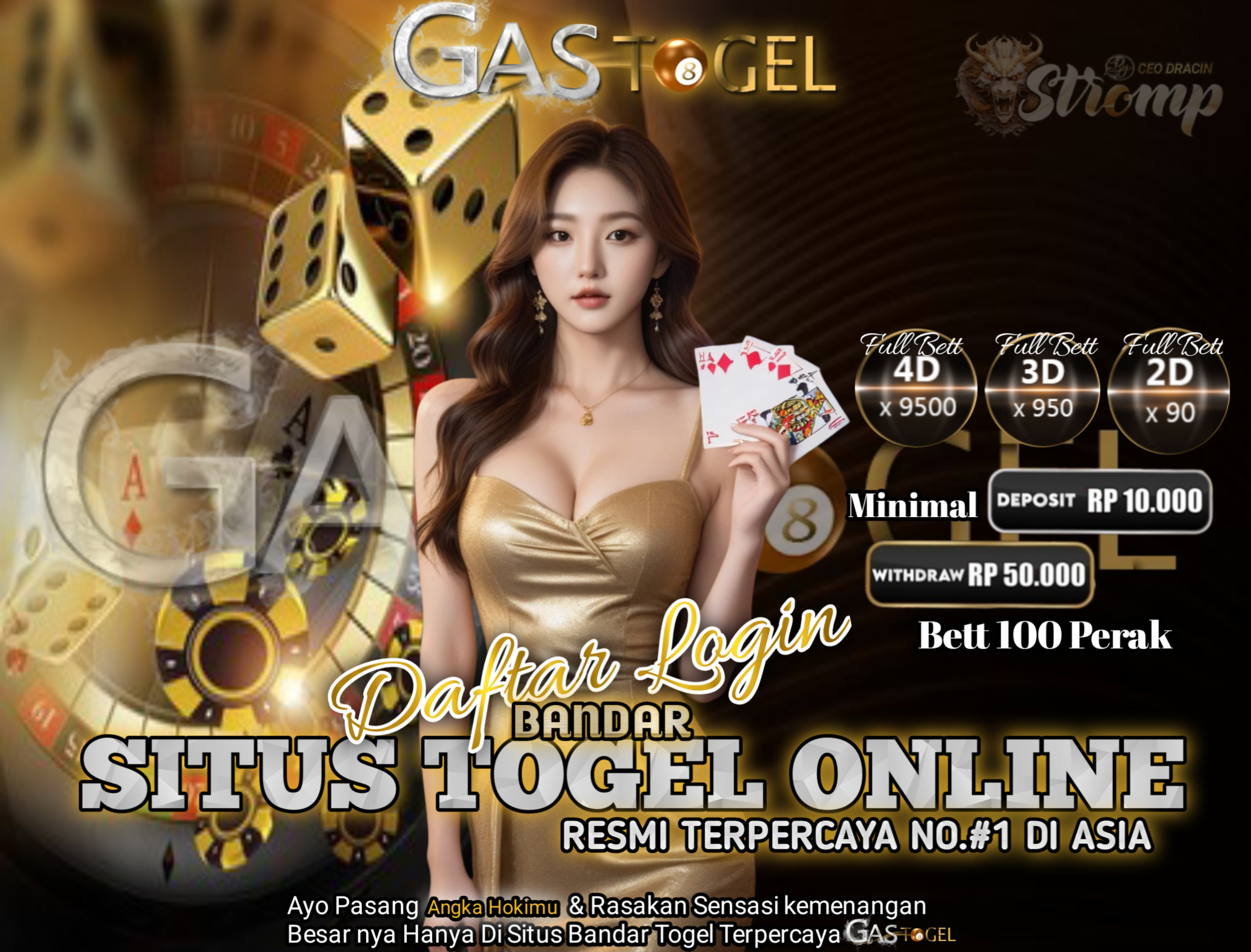 GASTOGEL : Kompilasi Situs Toto Togel Resmi & Bandar Bo Togel Terpercaya Hadiah 4D 10 Juta Bett 100 Perak